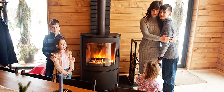 Morso Cast Iron Fireplace Insert Installation in Lompoc, California