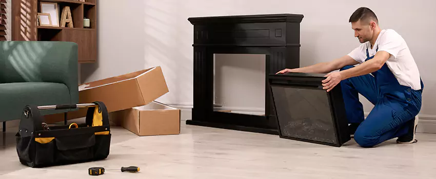 Old Rusted Metal Fireplace Repair And Replacement in Lompoc, CA